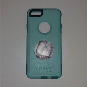Iphone 6s/6 otterbox case with pop socket